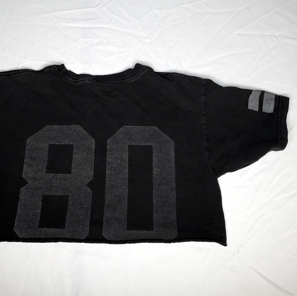 ‼SOLD‼ Vintage Stussy 80 Cropped Spell Out Black - Picture 6 of 8